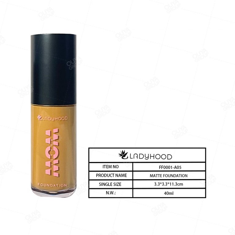 Ultra-Coverage Matte with Hyaluronic Acid & Vitamin E Foundation Supplier FF0001-A05-3