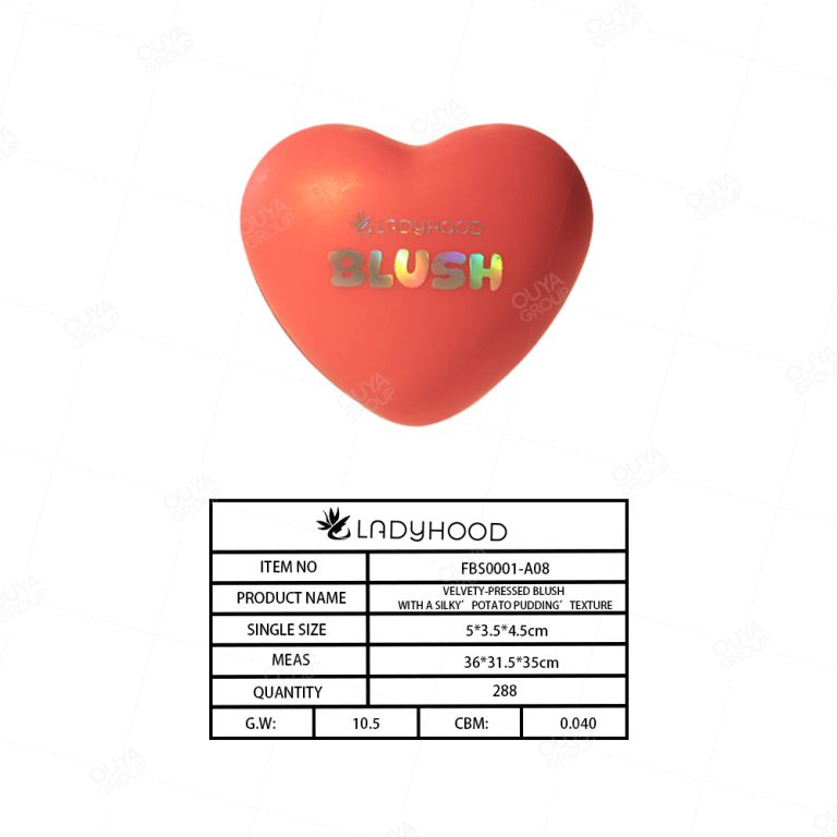 Velvety Blush with a Silky 'Potato Pudding' Texture Manufacturer FBS0001-A08-2