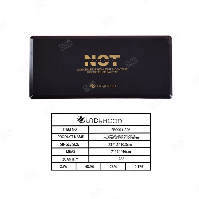 Wholesale 8-Color Concealer, Contour & Highlighter Palette Hot Selling Manufactures FB0001-A05-3