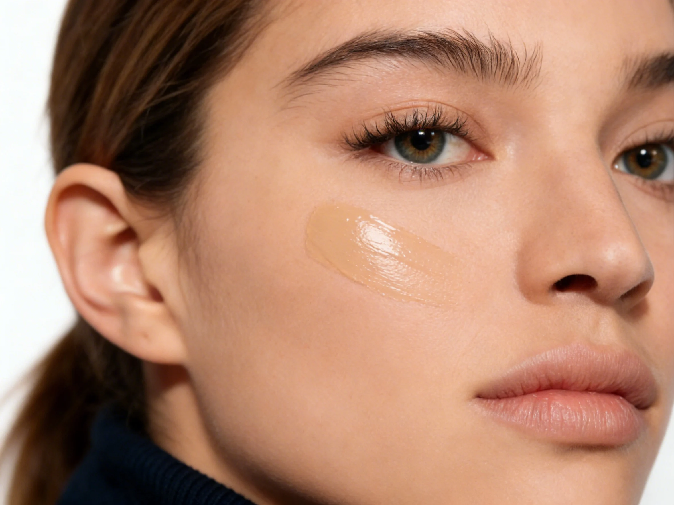 Nude Cream SPF Makeup Look