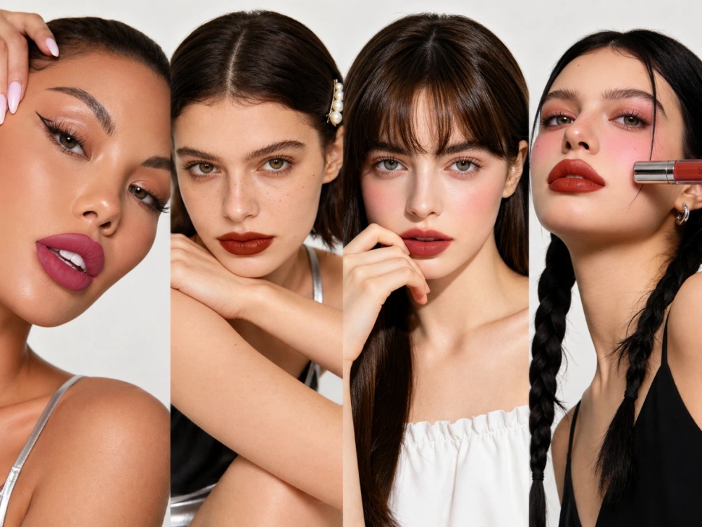 Four different cosmetic formulations