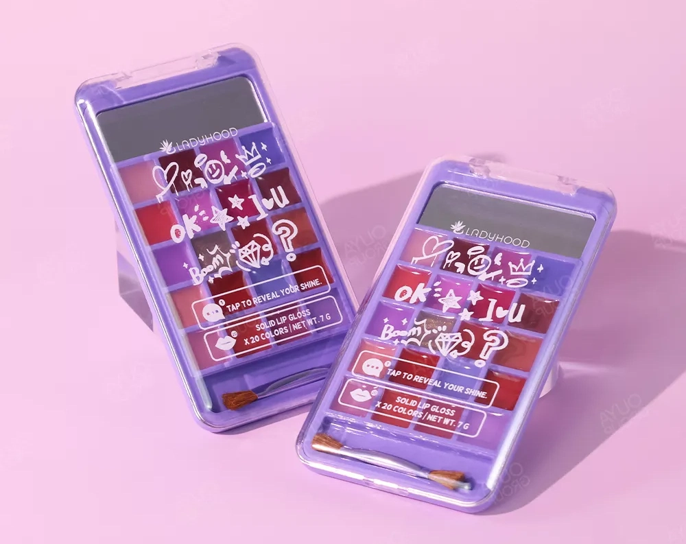 Solid Lip Gloss Palette