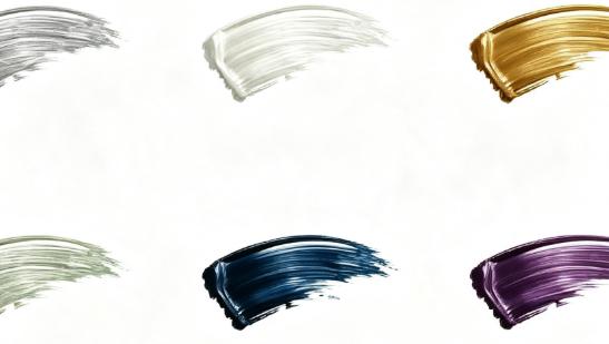 blue mascara