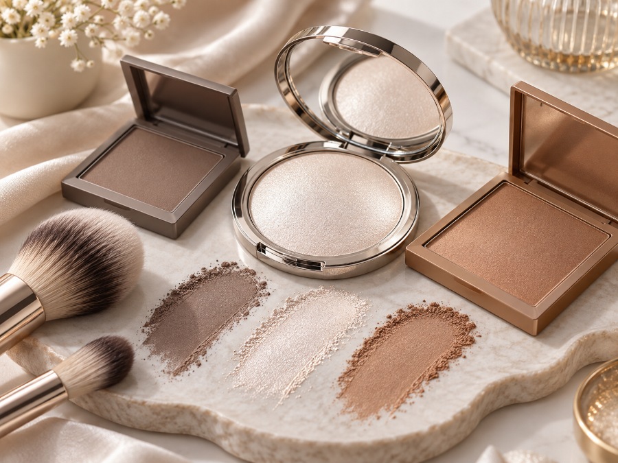 Pearlescent Highlighter Without Visible Texture
